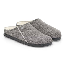 Birkenstock Zermatt Shearling Slipper - Herringbone Gray/Natural