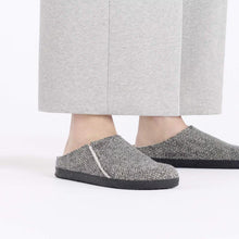 Birkenstock Zermatt Shearling Slipper - Herringbone Gray/Natural