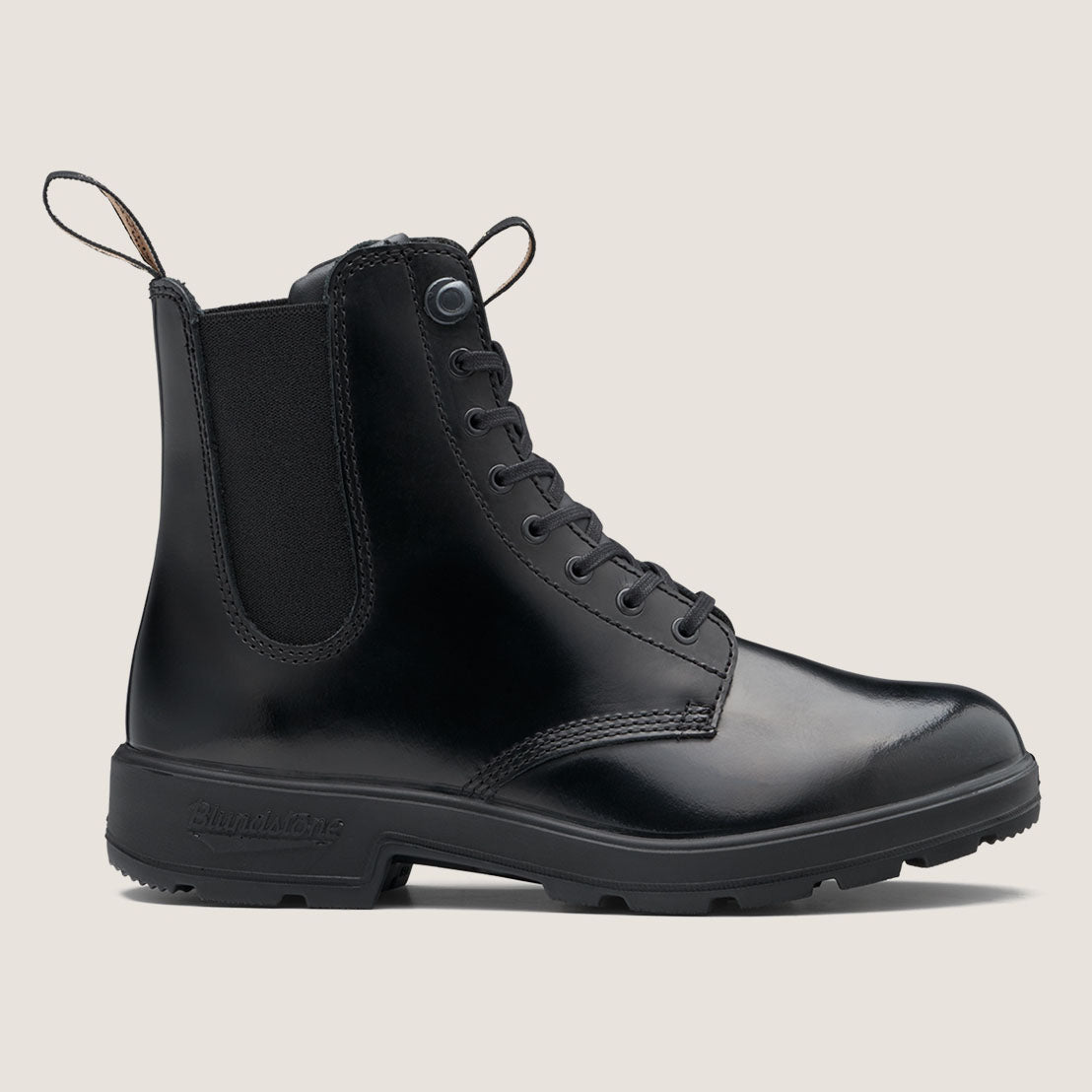 Blundstone 2219 Lace Up Boot - Black Brush | Comfortable