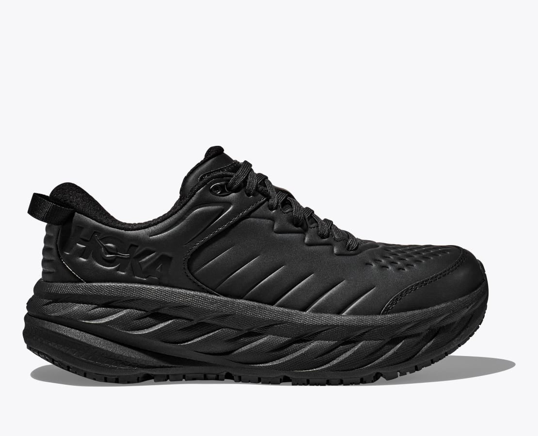 Hoka One One Men's Bondi Slip Resistant - Black/Black