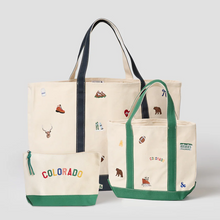 Alice and Wonder - Colorado Icons Large Tote Bag
