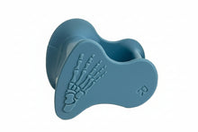 aqua toe spacer with embossed skeleton design