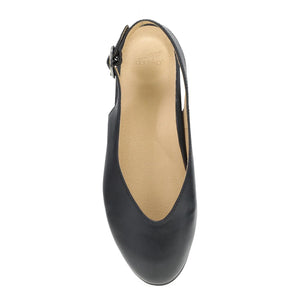 Dansko Lea Flat - Black Burnished Nappa