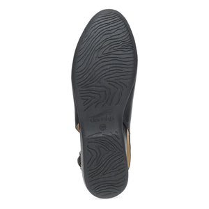 Dansko Lea Flat - Black Burnished Nappa