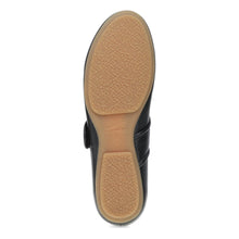 Black mary jane with tan gum sole 