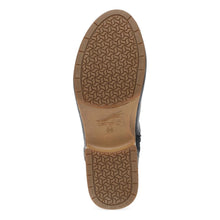 Close-up of ankle boot sole 