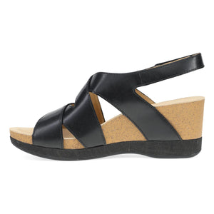 Dansko Shyla Sandal - Black Burnished Nappa