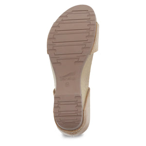 Dansko Tanya Sandal - Tan Milled Burnished