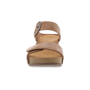 Dansko Tanya Sandal - Tan Milled Burnished