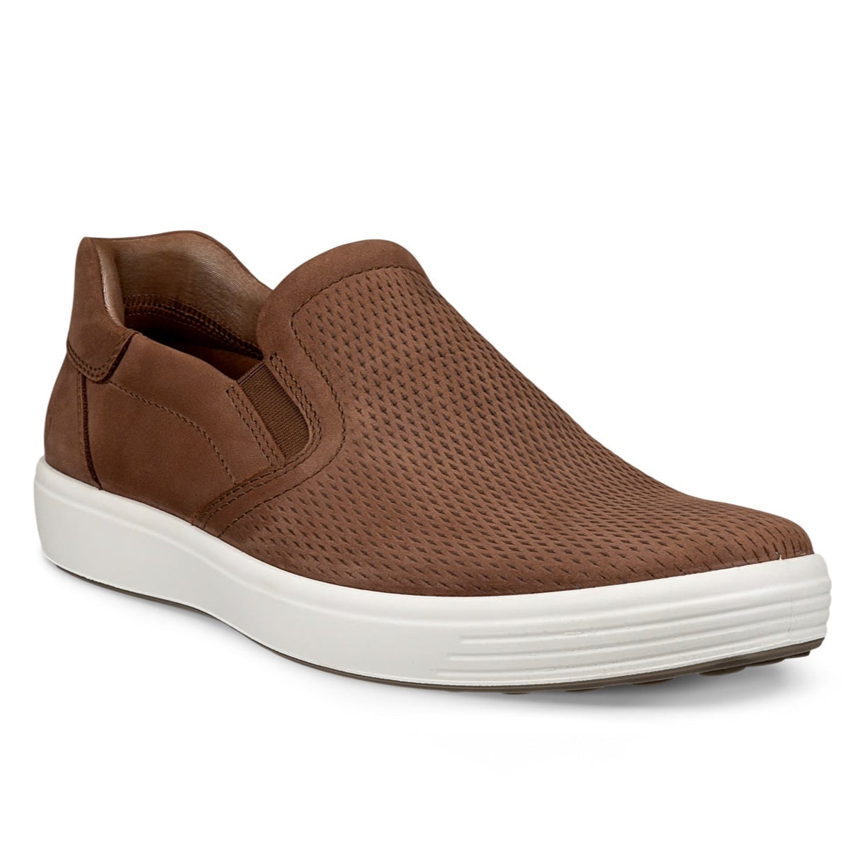 ECCO Soft 7 Slip-On Sneakers Women\'s US 10 Brown Leather Comfort Casual Shoe Amazon.com | ECCO Soft 7 Woven Slip On 2.0, Cognac, 5-5.5  main image 4