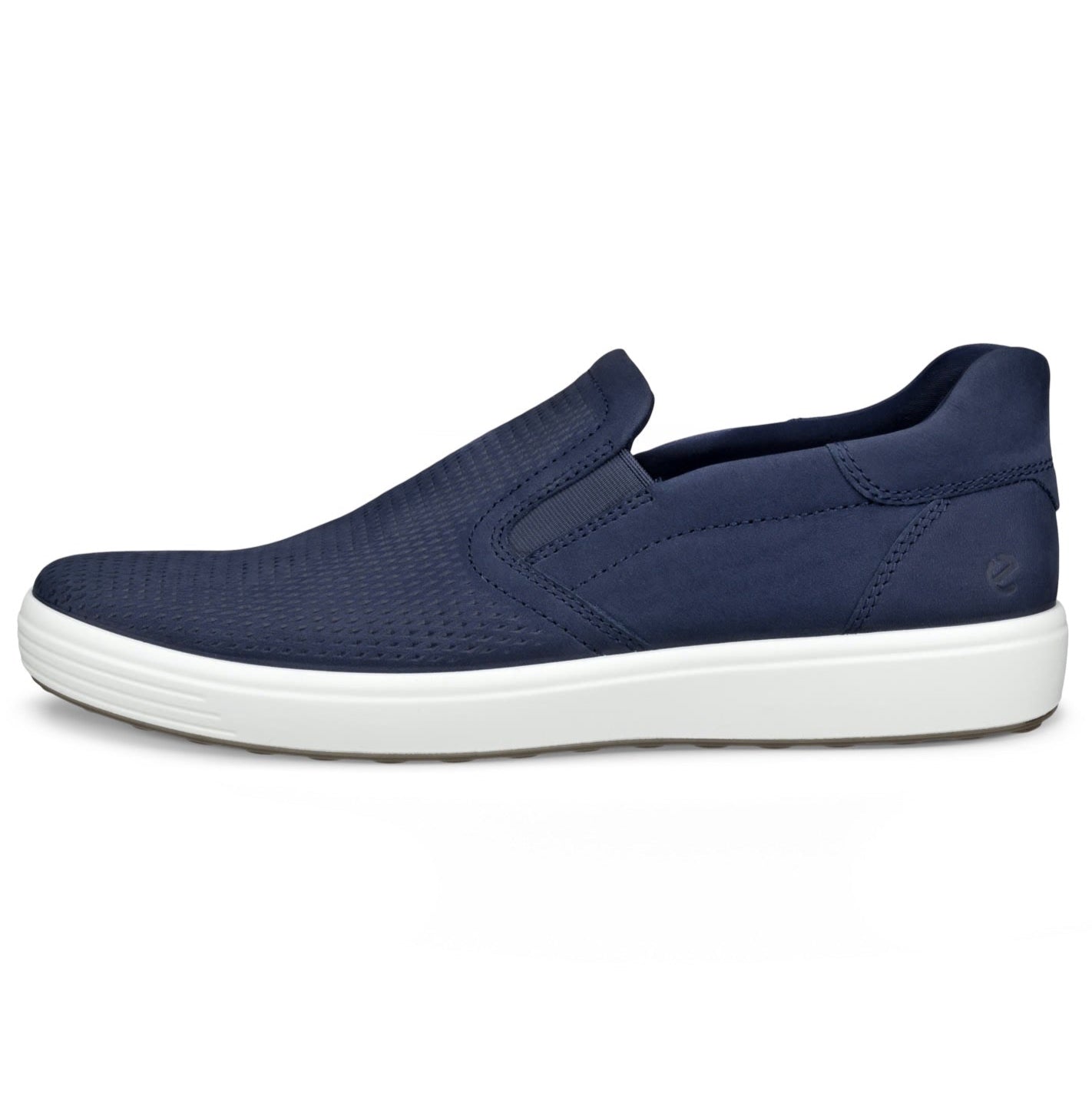 (取寄) エコー メンズ ソフト 7 イージー スリッポン スニーカー ECCO men Soft 7 Easy Slip On Sneaker Marine Ecco Soft 7 Easy Slip-On Shoe - Marine Blue | Comfortable Shoes