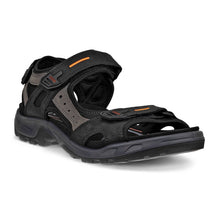 Ecco Yucatan Sandal - Black/Mole/Black