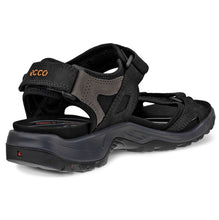 Ecco Yucatan Mens Sandal - Black/Mole/Black