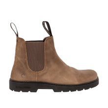 Profile view of minimal chelsea boot 