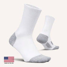 Feetures Elite Max Cushion Crew Sock - White