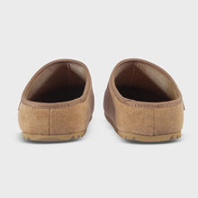 Pair of tan unisex clogs 