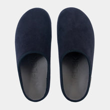 Pair of black slip on clogs
