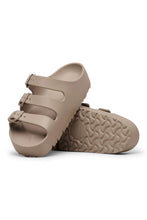 Papillio By Birkenstock Florida EVA Gray Grey Taupe Side View  pair 