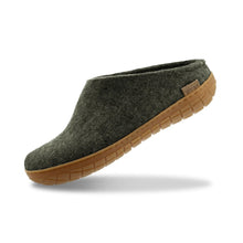 Glerups Unisex Slip-On With Natural Rubber Sole - Forest