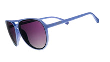 light purple sunglasses with a gradient lens 