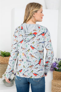 LA Soul Lightweight Hoodie - Birds