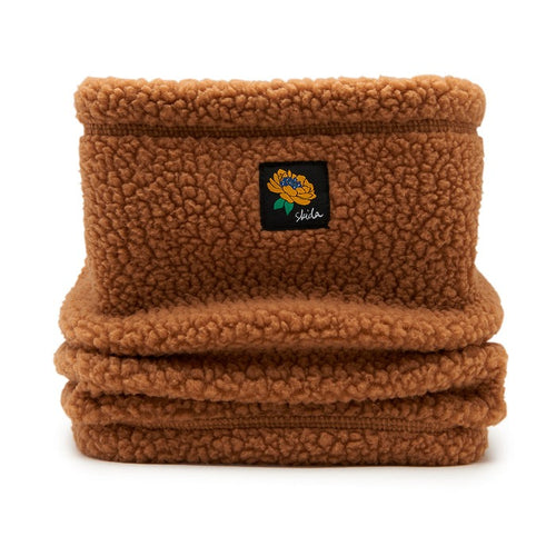 Skida High Pile Neckwarmer - Biscuit
