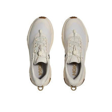 Hoka Transport 2 Alabaster Walking Sneaker Elastic Lace top view 