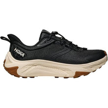 Hoka One One Women's Transport 2 - Black/Alabaster walking sneaker elastic lace profile 