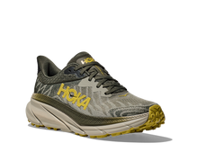 Hoka One One M Challenger 7 Wide Trail Runner - Olive Haze / Forest Cover 