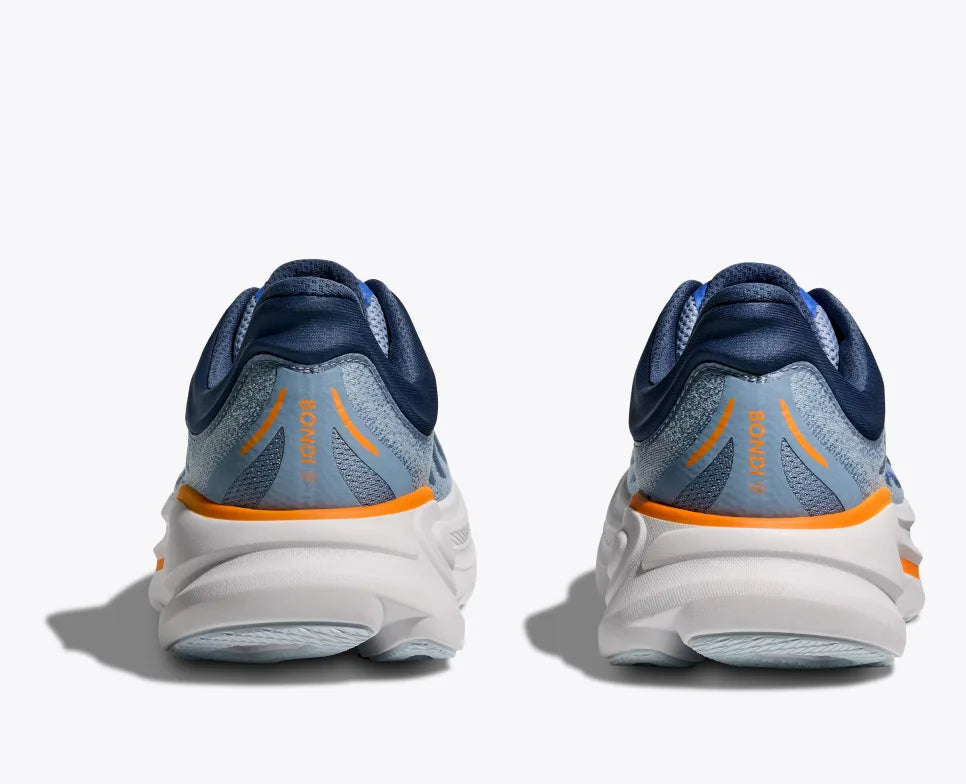 Hoka Bondi 9 Wide Running Shoe - Drizzle / Downpour | Comfortable