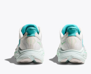 Hoka One One Clifton 10 Running Shoe - White / Cielo Blue