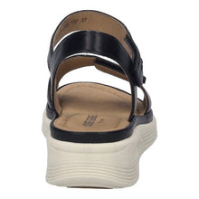 back of black sandal 