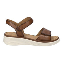 brown sandal with velcro 