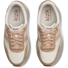 Kizik Siena Sneaker - Pristine/Warm Taupe pair top 