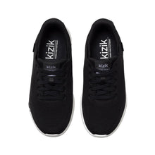 Black knit sneakers
