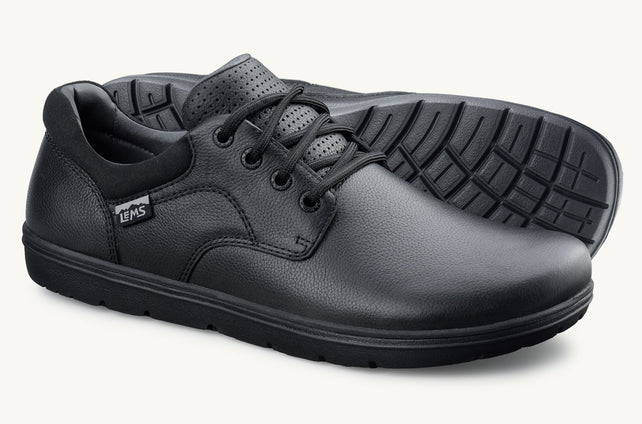Lems Nine2Five V2 Minimal Lace Up Shoe - Black | Comfortable  display picture 1