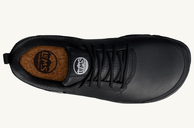 Lems Primal Zen Leather Minimal Shoe - Ebony | Comfortable Shoes