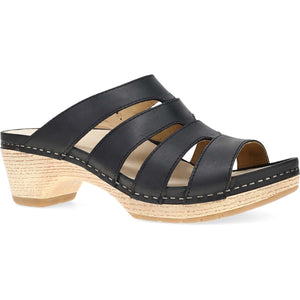 Dansko Lyndi Sandal - Black Oiled Leather