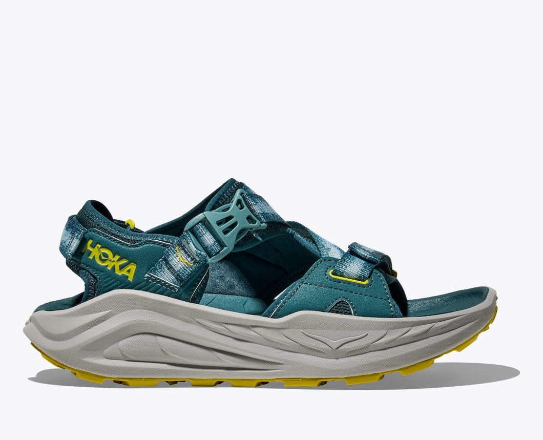 Hoka Infiniti Hike Sandal - Blue Twighlight/Pea Green 