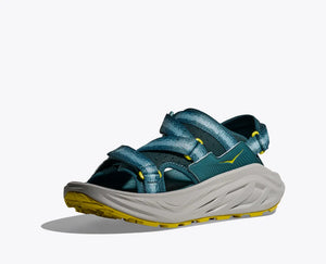 Hoka Infiniti Hike Sandal - Blue Twighlight/Pea Green 