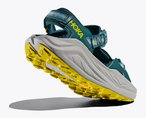 Hoka Infiniti Hike Sandal - Blue Twighlight/Pea Green 