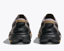 Mens trail running shoe black 5 