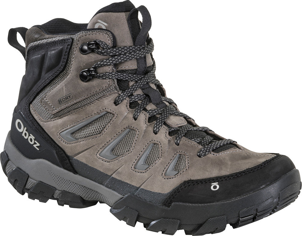 Men's Oboz Sawtooth X Mid Waterproof Hiking Boot - Charcoal 