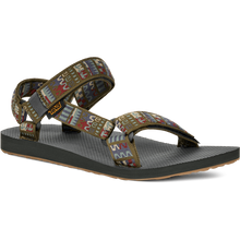 Mens Teva Original Universal Sandal Geo Mashup Olive Side View 