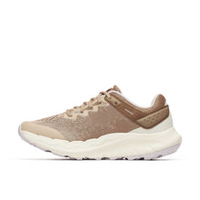 Women's beige and brown trail sneaker 
