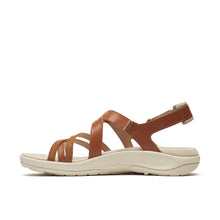 women's brown sandal with white sole 