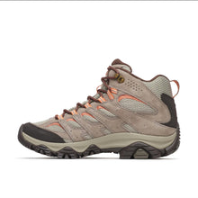 Brown women's hiking boot with Vibram sole.