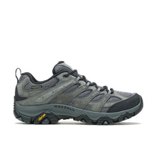 Gray hiking shoe with black accents 