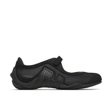 Black women's athletic mary jane with a strap 