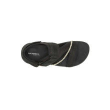 Black women's sandal with a strap